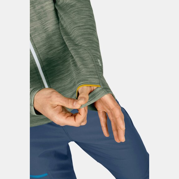 ORTOVOX FLEECE LIGHT MELANGE HOODY M Hoodies ORTOVOX